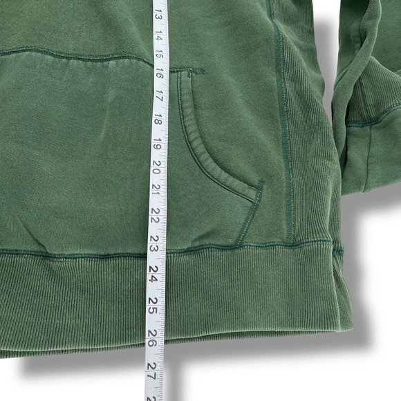 Vintage Abercrombie & Fitch Shamrocks Hoodie Green Gold Medium Y2K Irish Graphic - Picture 5 of 5